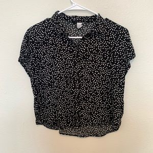 Crop button up